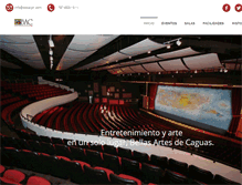 Tablet Screenshot of bellasartesdecaguas.com